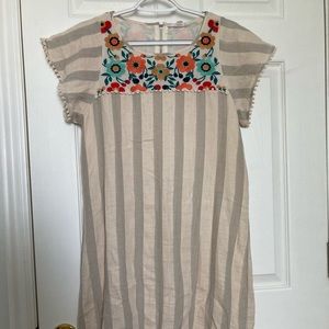THML embroidered dress